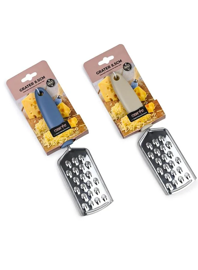 كويزين أرت مبشرة يدوية ستانلس ستيل قطعة واحدة 8.5 سم